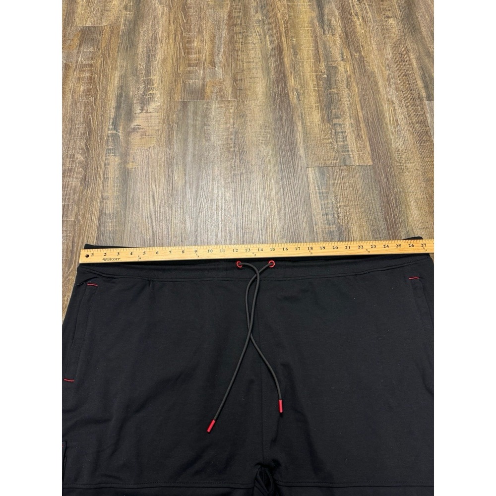 Makobi Solid Black Track Suit Set Jacket Pants Do… - image 7